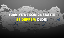 Son 24 saatte Türkiye'de 59 deprem oldu! |31 Ekim 2024