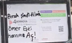 Bornova Kısa Film Günleri afişine spreyli tepki