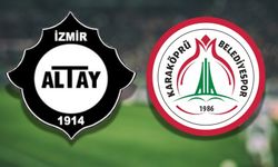 Altay-Karaköprü Belediyespor maçının ilk 11’leri açıklandı