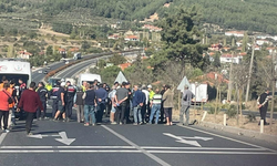 Muğla'da yaşanan trafik kazası sonrası halktan tepki!