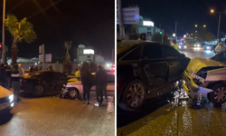 İzmir'de son dakika: Bornova’da iki otomobil çarpıştı: 1 yaralı!