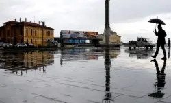 İzmir'den sağanak manzaraları