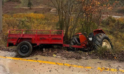 Sakarya'da traktör devrildi: 1 ölü, 3 yaralı!