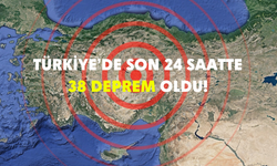 24 kasım 2024 | Türkiye'de son 24 saatte 38 deprem oldu