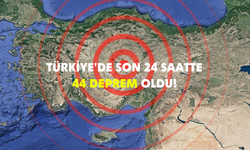 13 Kasım 2024 | Son 24 saatte Türkiye'de 44 deprem oldu!