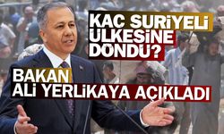 Kaç Suriyeli ülkesine döndü?