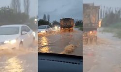 İzmir Ödemiş yolu sular altında!