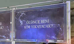 Gassal dizisinin "Ölünce beni kim yıkayacak?" reklam afişlerine tepki!