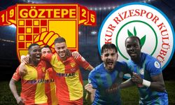 Göztepe-Çaykur Rizespor maçında ilk 11’ler belli oldu