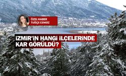 İzmir'in yüksek kesimlerinde kar yağışı başladı, hangi ilçelerde görüldü?