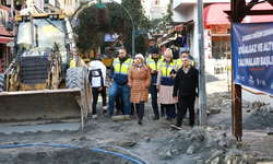 İzmir Efes Selçuk'ta doğal gaz ve altyapı çalışmaları devam ediyor