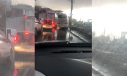 Altındağ’da trafik çilesi! Yanlış park ve yağmur trafiği felç etti