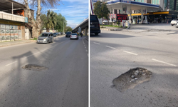 İzmir Bornova'daki çukurlar kazaya davetiye çıkarıyor!