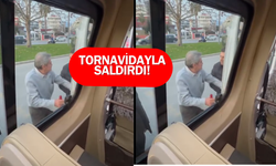 İzmir'de Mavişehir'de korkutan anlar: Dolmuş şoförü tornavida ile saldırdı!