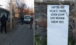 Emekli öğretmen mezar taşını hazırlayıp yaşamına son verdi