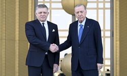 Cumhurbaşkanı Erdoğan, Robert Fico'yu Cumhurbaşkanlığı Külliyesi'nde ağırladı