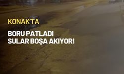 İzmir Konak’ta su boşa akıyor!