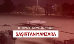 İzmir hamsi festivali sonrası şaşırtan manzara!