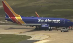 Southwest uçağında yangın paniği!