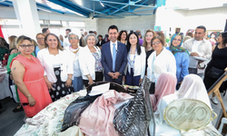 Bayraklı’da kadınların el emeği göz nuru sergisi göz kamaştırdı