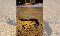 Bornova’da yeni asfalt çileye dönüştü