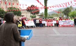 Çeşme'den özgür yarınlar için mücadeleye devam çağrısı