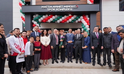 Mattia Ahmet Minguzzi Spor Kompleksi, Minguzzi ailesinin katılımıyla açıldı