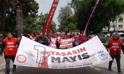 Manisa'da 1 Mayıs kutlandı
