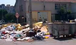Örnekköy’de çöp isyanı: Okul çevresi adeta çöplüğe döndü