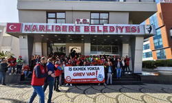Narlıdere Belediyesi’nde grev çanları çaldı: 350 işçi iş bıraktı