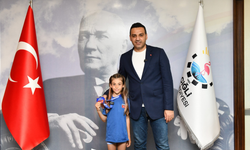 Türkiye’nin en hızlısı Güneş Pürmüs’ten, Başkan Yıldız’a ziyaret!