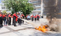 Balçova’da yangın tatbikatı gerçekleştirildi