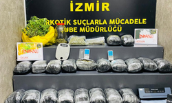 İzmir’de torbacılara yönelik operasyon: Yüklü miktarda bağımlılık yapıcı madde ve kenevir ele geçirildi
