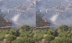 Karabağlar'da yangın!