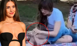 Ünlü çiftin parktaki hali olay oldu