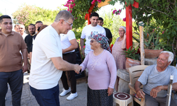 Cemil Tugay yangın bölgelerinde: Elimizden gelenin en iyisini yapacağız