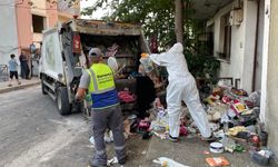 Çöp ev boşaltıldı, dört kişilik dram sona erdi