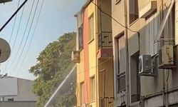 Bornova’da evde yangın çıktı!