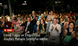 Cemil Tugay ve Yıldız Ünsal, Alaybey Mahalle Şenliği’ne katıldı