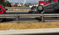 Işıkkent Bornova istikameti otogar civarı'nda kaza: Trafik kilitlendi