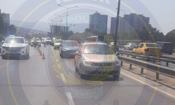 İzmir’de iki motosiklet çarpıştı: Trafik kilitlendi