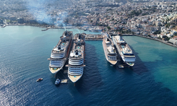 Kuşadası, 5 kruvaziyer ve 10.916 turisti ağırladı