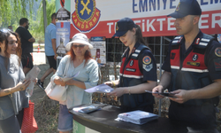 Ödemiş’te Jandarma’dan trafik ve KADES bilgilendirmesi