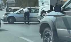 Pınarbaşı Kavşağı öncesinde kaza: Trafikte aksamalar yaşandı