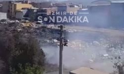 Buca Seyhan Mahallesi’nde atık alanda yangın paniği