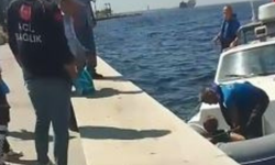 Karataş İskelesi'nde bir kişi denize düştü