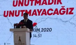 117 can için 30 Ekim Deprem Anıtı’nda anma töreni