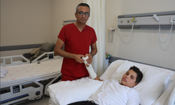 Elini makineye kaptıran Melih’in kopan parmakları kurtarıldı