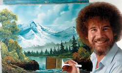 Efsane ressam Bob Ross’un eserleri 600 bin dolara satıldı