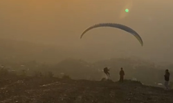 Yayla festivalinde yamaç paraşütü kazası